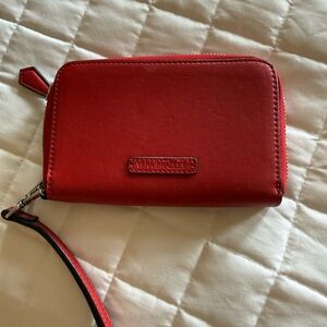 Vera Bradley Bold Red Wristlet